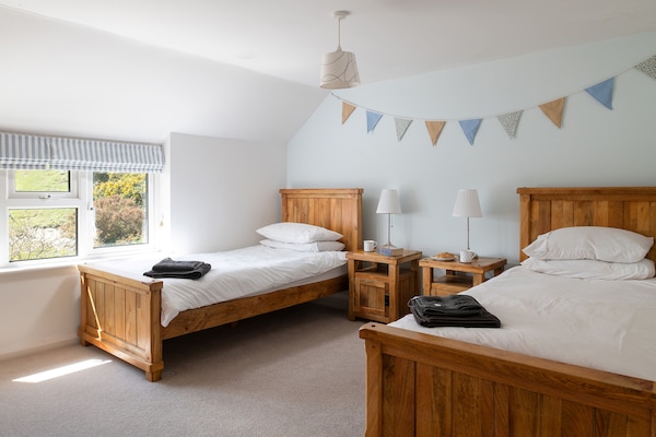 Foto van Kusthuis bij Wales Path met zeezicht - Vakantiehuis in Aberdaron - BedRoom