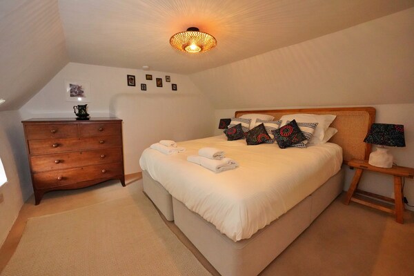 Foto van Cottage in St Mawgan bij Mawgan Porth Strand - Vakantiehuis in St Mawgan - BedRoom