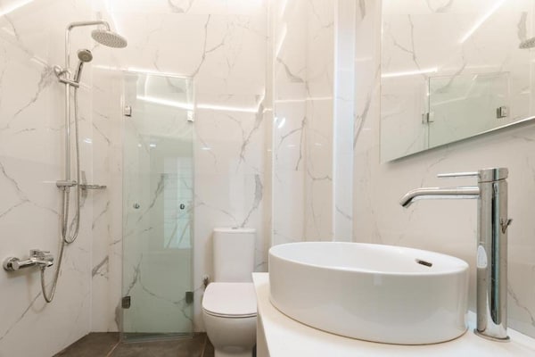 Foto van Chique familievilla met zwembad in Syvota - Vakantiehuis in Syvota - BathRoom