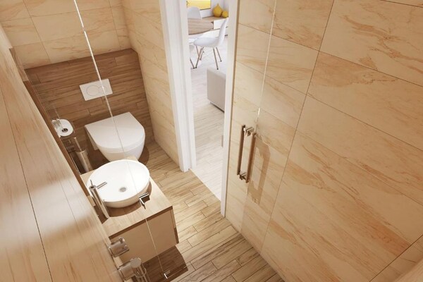 Foto van Apartments Villa Subic - One Bedroom Apartment C1 - Vakantiehuis in Kampor - BathRoom