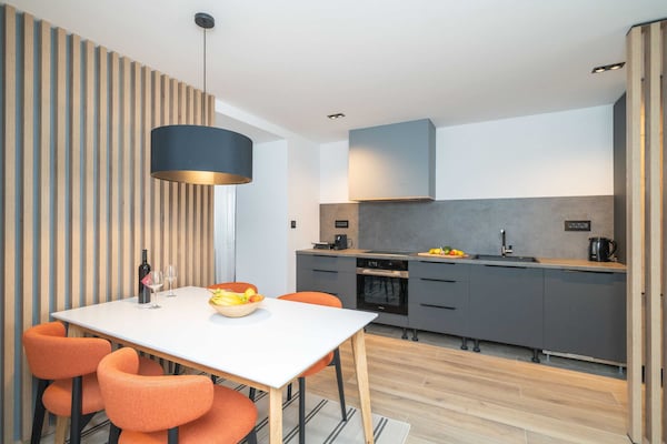 Foto van Apartments Villa Royale - Premium One Bedroom Apartment with Sea View - Kitchen