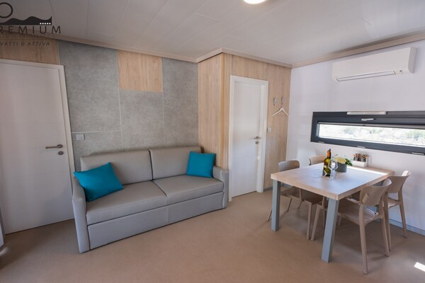 Foto van Charming Two-bedroom Mobile Homes Drage - Mobile Home with Sea View and Terrace - Kitchen