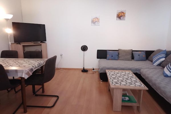Foto van Charming Apartments Dokoza Drage - Two Bedroom Apartment with Terrace - LivingRoom