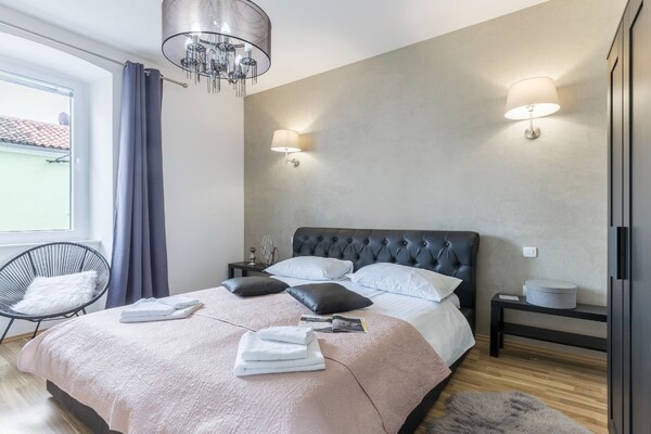 Foto van Classic One Bedroom Apartment with Sea View - Vakantiehuis in Pula - BedRoom