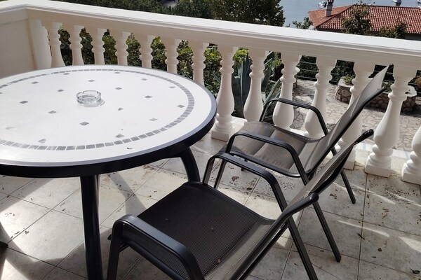 Foto van Comfort Kostrena Apartments Rijeka - Studio Apartment with balcony and sea view (4) - TerraceBalcony