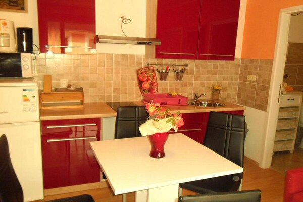 Foto van Appartement met zeezicht, terras en keuken - Vakantiehuis in Opatija - Kitchen