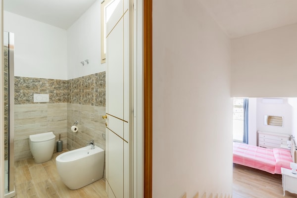 Foto van Appartement met vista mare en terrazza - Vakantiehuis in Castelsardo - BathRoom