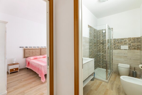 Foto van Appartement met vista mare en terrazza - Vakantiehuis in Castelsardo - BathRoom