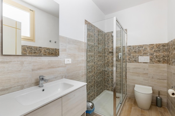 Foto van Appartement met vista mare en terrazza - Vakantiehuis in Castelsardo - BathRoom