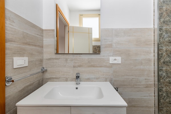 Foto van Appartement met vista mare en terrazza - Vakantiehuis in Castelsardo - BathRoom