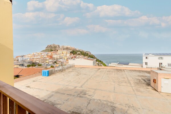 Foto van Appartement met zeezicht in het historische - Vakantiehuis in Castelsardo - ViewSummer