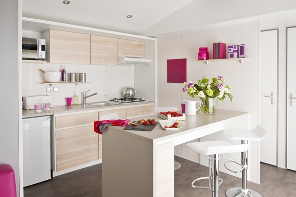 Foto van Stacaravan in Vias nabij de zee - Vakantiehuis in Vias-Plage - Kitchen