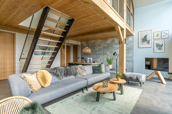 Foto van Stijlvol overnachten met hottub & sfeerhaard. - Vakantiehuis in De Koog - LivingRoom