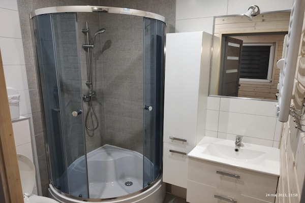 Foto van Vakantiehuis in Rewal bij breed strand - Vakantiehuis in Rewal - BathRoom