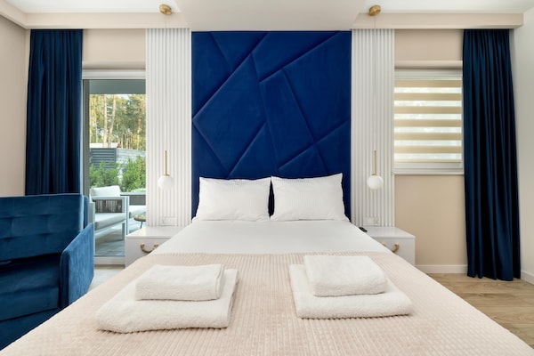 Foto van Comfortabel 2-kamerappartement, binnenzwembad - Vakantiehuis in Pobierowo - BedRoom
