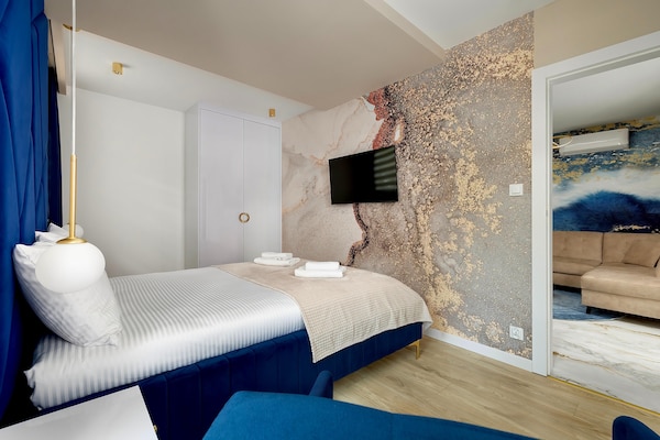 Foto van Comfortabel 2-kamerappartement, binnenzwembad - Vakantiehuis in Pobierowo - BedRoom