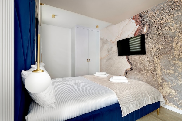 Foto van Comfortabel 2-kamerappartement, binnenzwembad - Vakantiehuis in Pobierowo - BedRoom