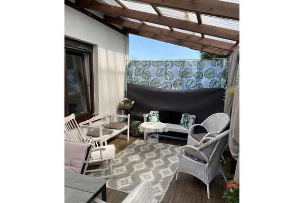 Foto van Vakantiehuis in Kołczewo bij Wilde Strand - Vakantiehuis in Kołczewo - TerraceBalcony