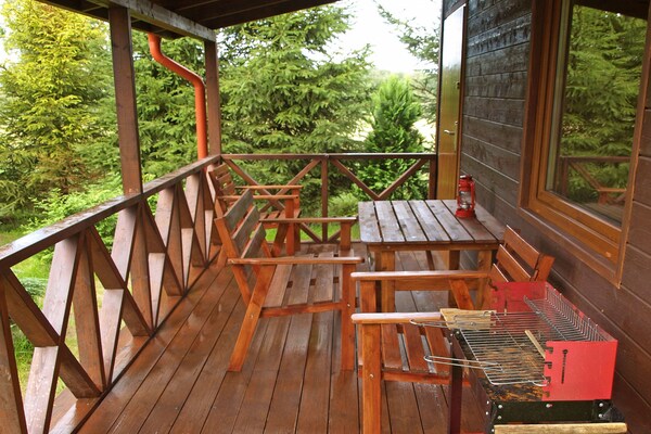 Foto van Vakantiehuis in Kopalino bij Strand - Vakantiehuis in Kopalino - TerraceBalcony