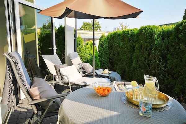 Foto van Comfortabel appartement vlakbij het strand - Vakantiehuis in Ustronie Morskie - TerraceBalcony